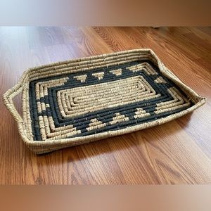 Boho Coiled Basket Tray